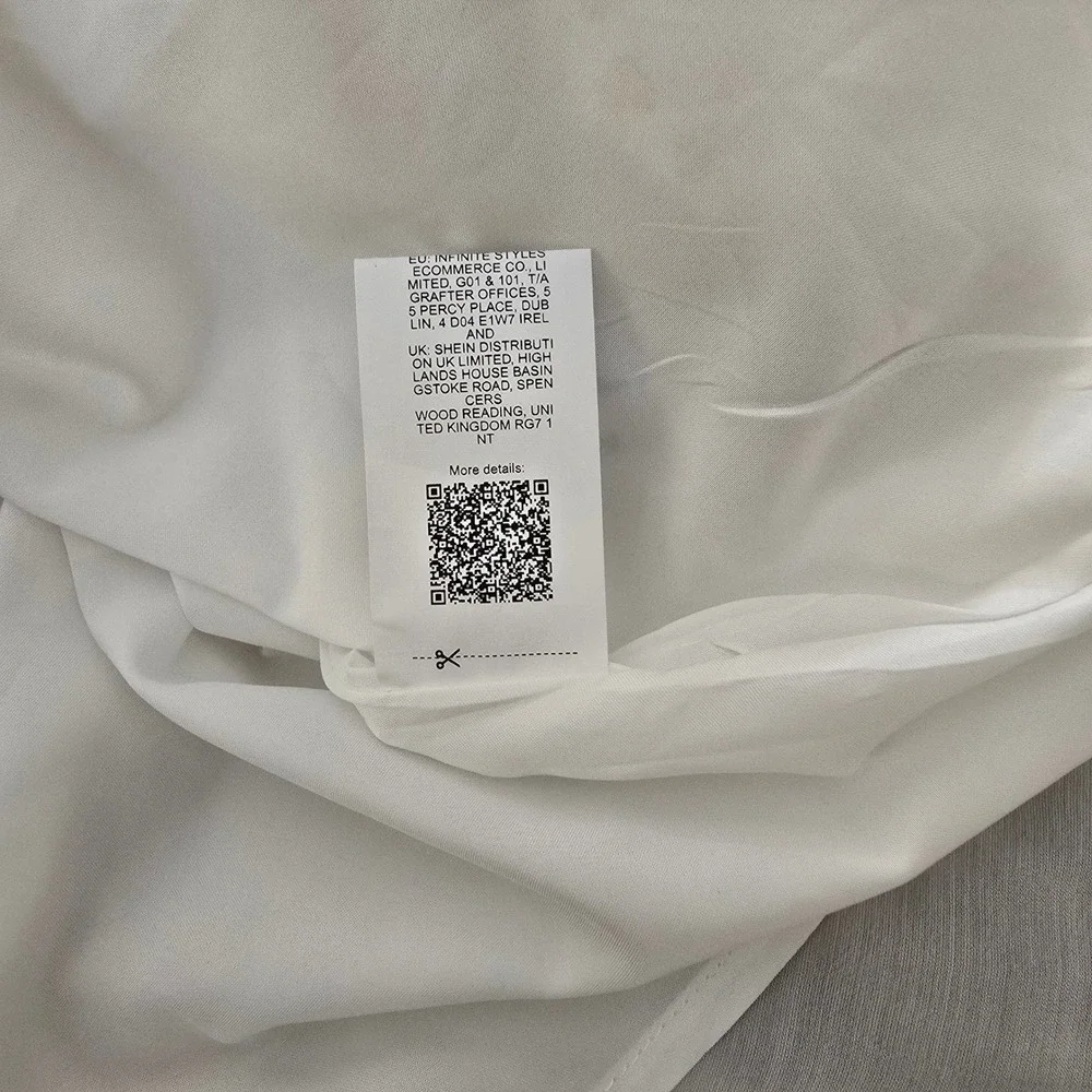 🆕️ *NWT* Anewsta‎ Floral Maxi Dress Ivory Sheer Long Sleeve Party Cocktail M - Picture 16 of 16